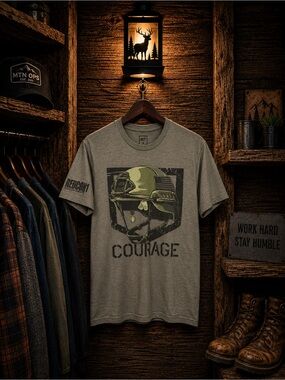 Redcon1 Men’s Large “Courage” T-shirt OD Green NWOT